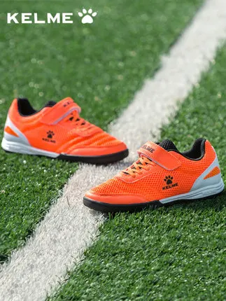 Детская футбольная обувь KELME, TF футбольные бутсы, кроссовки, оригинальная обувь для футбола на открытом воздухе, Детская тренировочная обувь для футбола