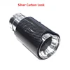 Aspecto de carbono plateado