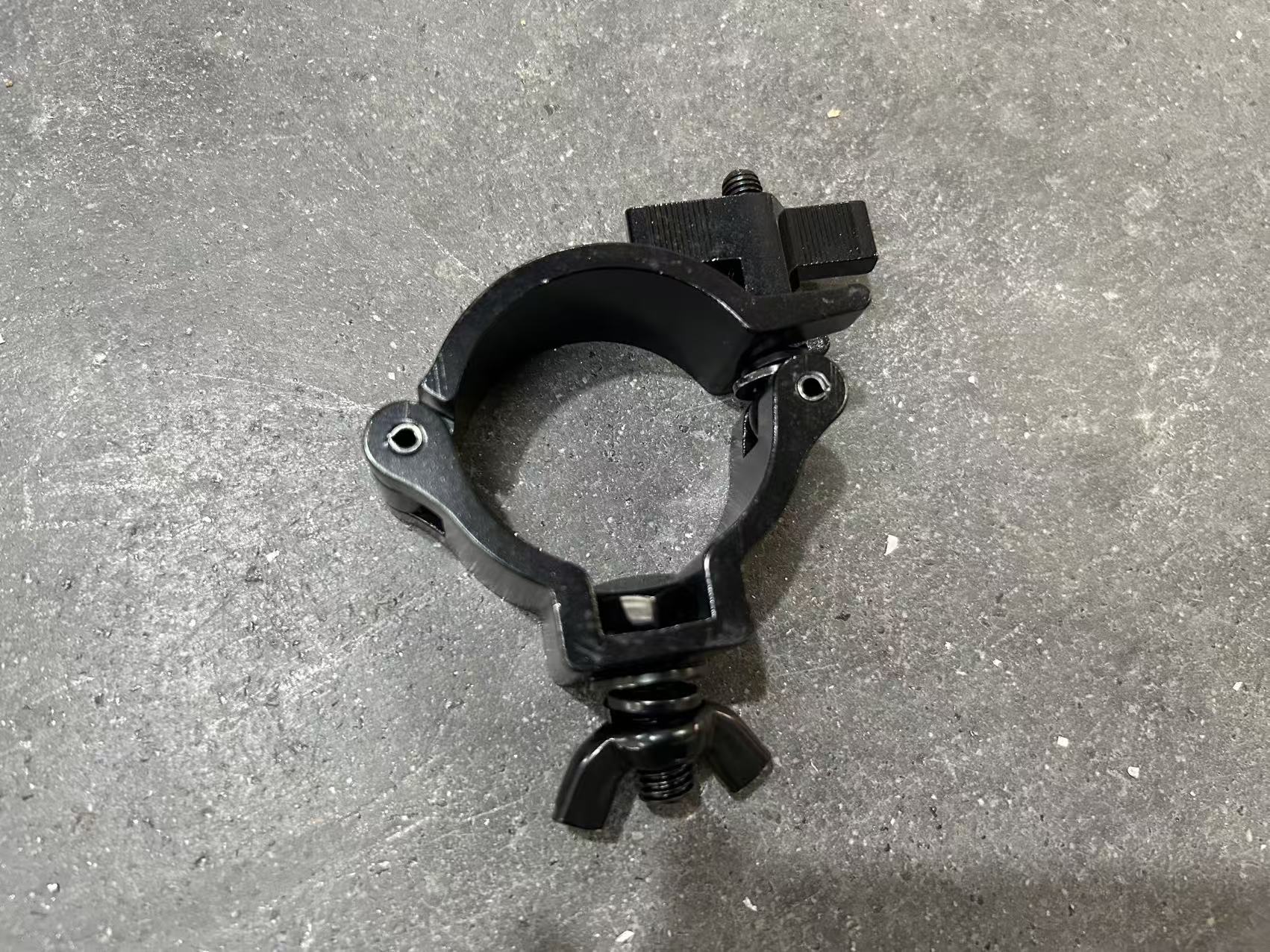 product black aluminum tube 48 51mm truss clamp hooks clips for stage moving head lights-8