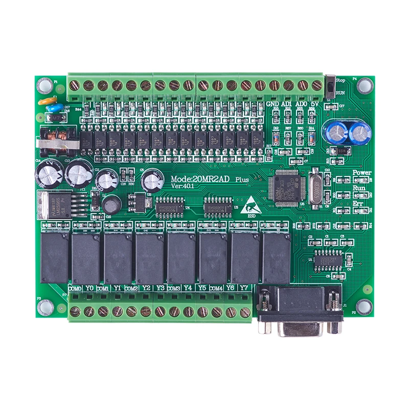Plcプログラマブルロジックコントローラplc FX2N 20MR 20MT 12
