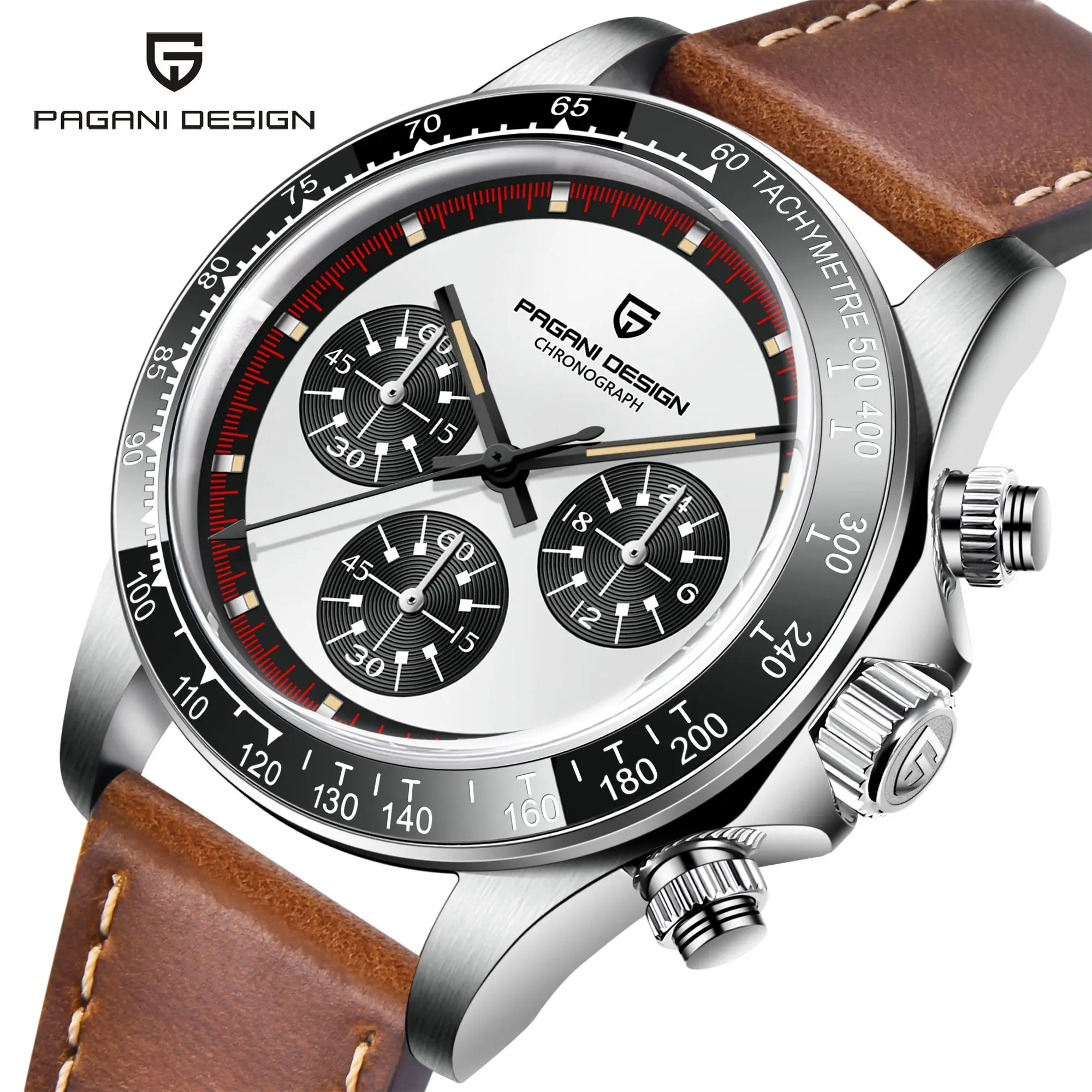 Stainless Steel Pagani Design Quartz Watch PAGANI DESIGN 1676