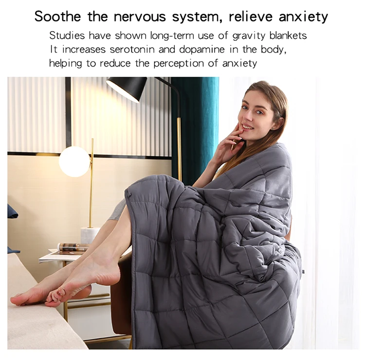 Weighted Blanket 10kg Blanket for Anxiety ADHD Autism