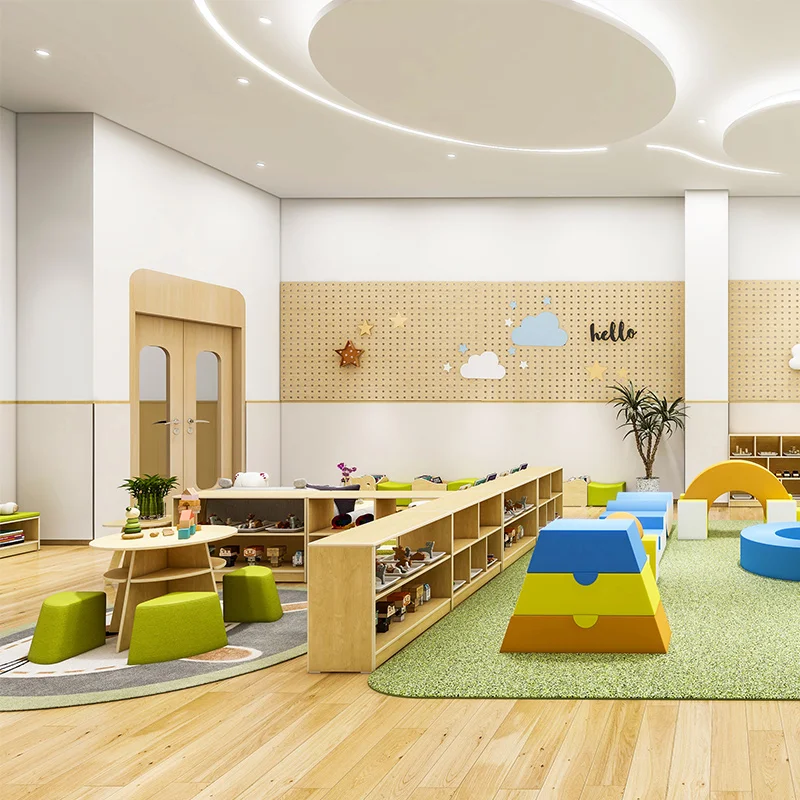 Modern Kindergarten Furniture Preschool Classroom Design With