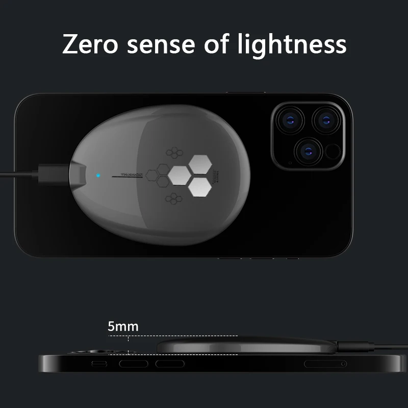 Готовая к продаже Магнитная Беспроводная зарядка производство новый продукт мобильный телефон Беспроводная зарядка Магнитная для Iphone 12 Pro Max X 11