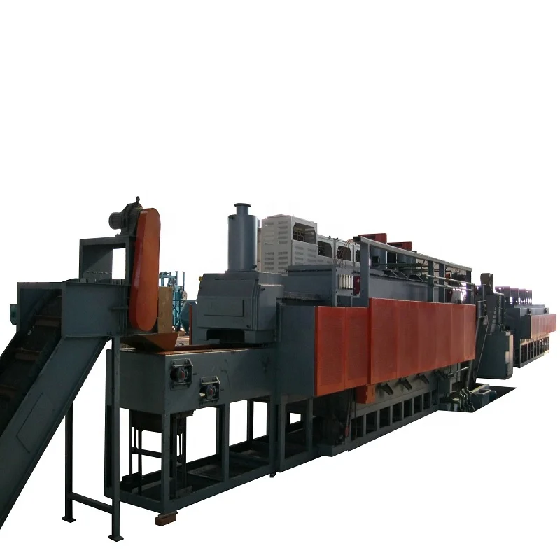 WONDERY Continuous Quenching Tempering Mesh Belt Furnace for Self-tapping Screws and  Concrete Nails