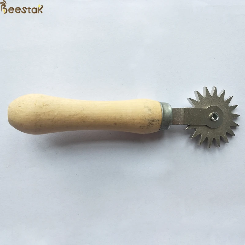 Beekeeping Tool wooden handle Frame Manual Wheel Type Wire Embedder for beekeeping