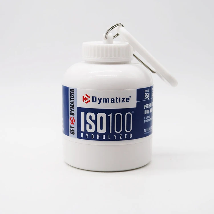 Mini Portable Whey Protein/myprotein Powder Bottles With Keychain  100ML/200ML 