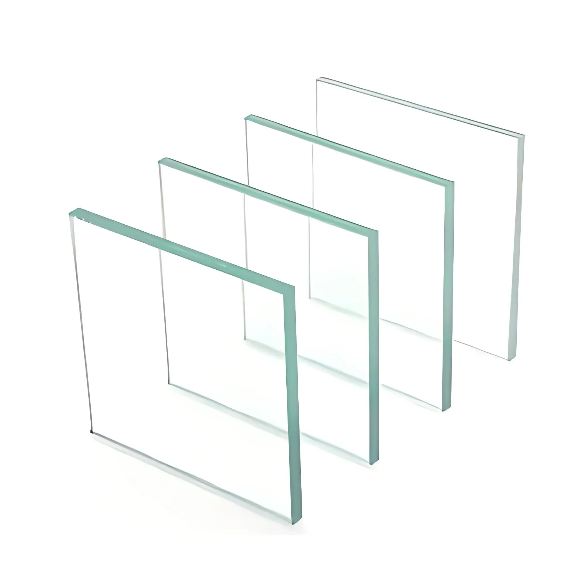 Explosion-proof and sound-proof double layers laminated tempered glass