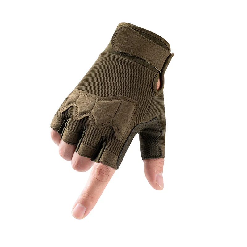 Outdoor CS Game Equipment Half Finger Gloves Custom Paintball Fingerless Tactical Gloves aperçu 10