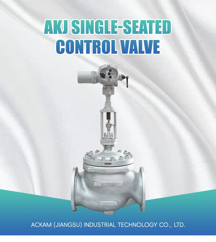 Large Flow Stable Operation Valve Control Fast Response Time Single-Seat Pneumatic Control Valve for Petrochemical Industry factory