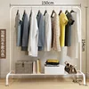 Bold and elongated - white - 150cm