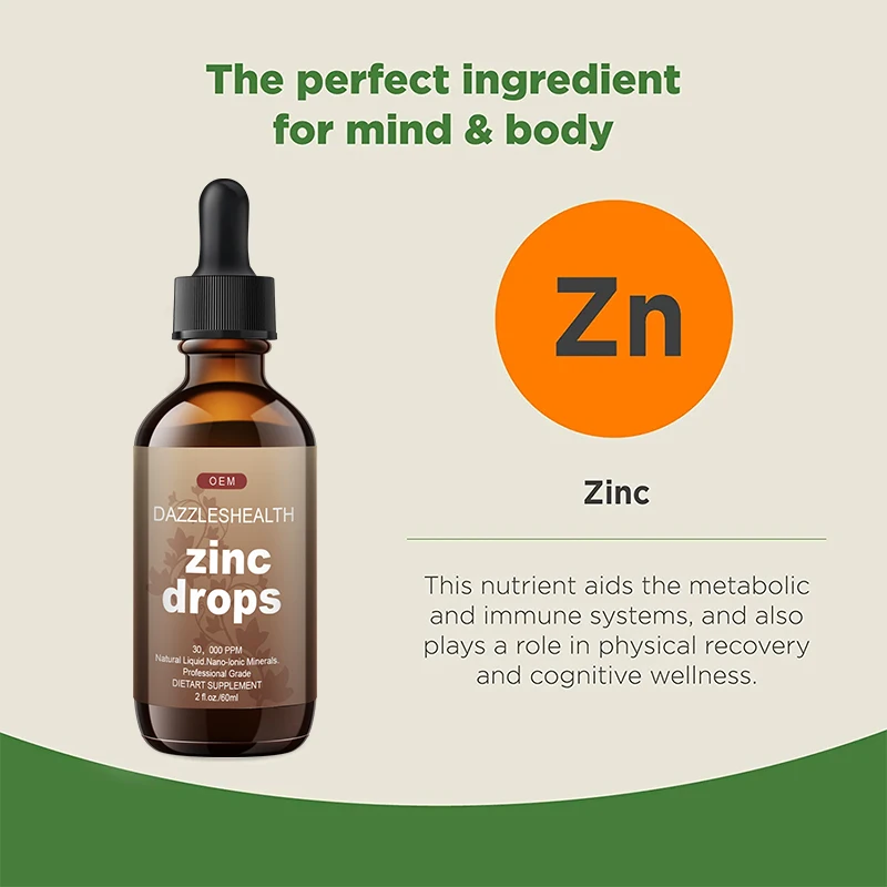 Pure Absorbable Mineralzine Oral Drink Improve Immunity Energy