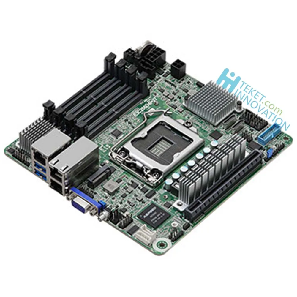 Asrock Rack Server MB E3C256D4I-2T - Supports ATX PSU/IPMI