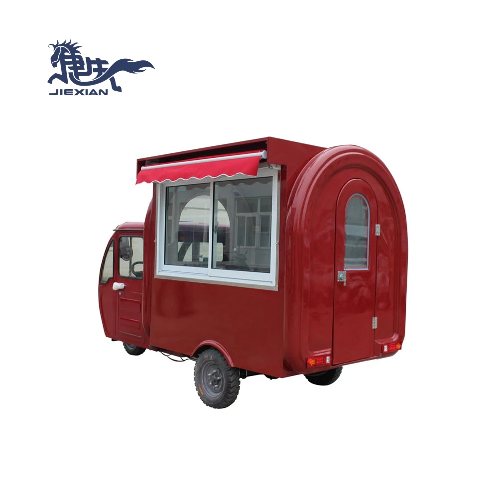 JX-FR220GH Mobile Fast Food Truck Electric Food Tricycle for Sale in China