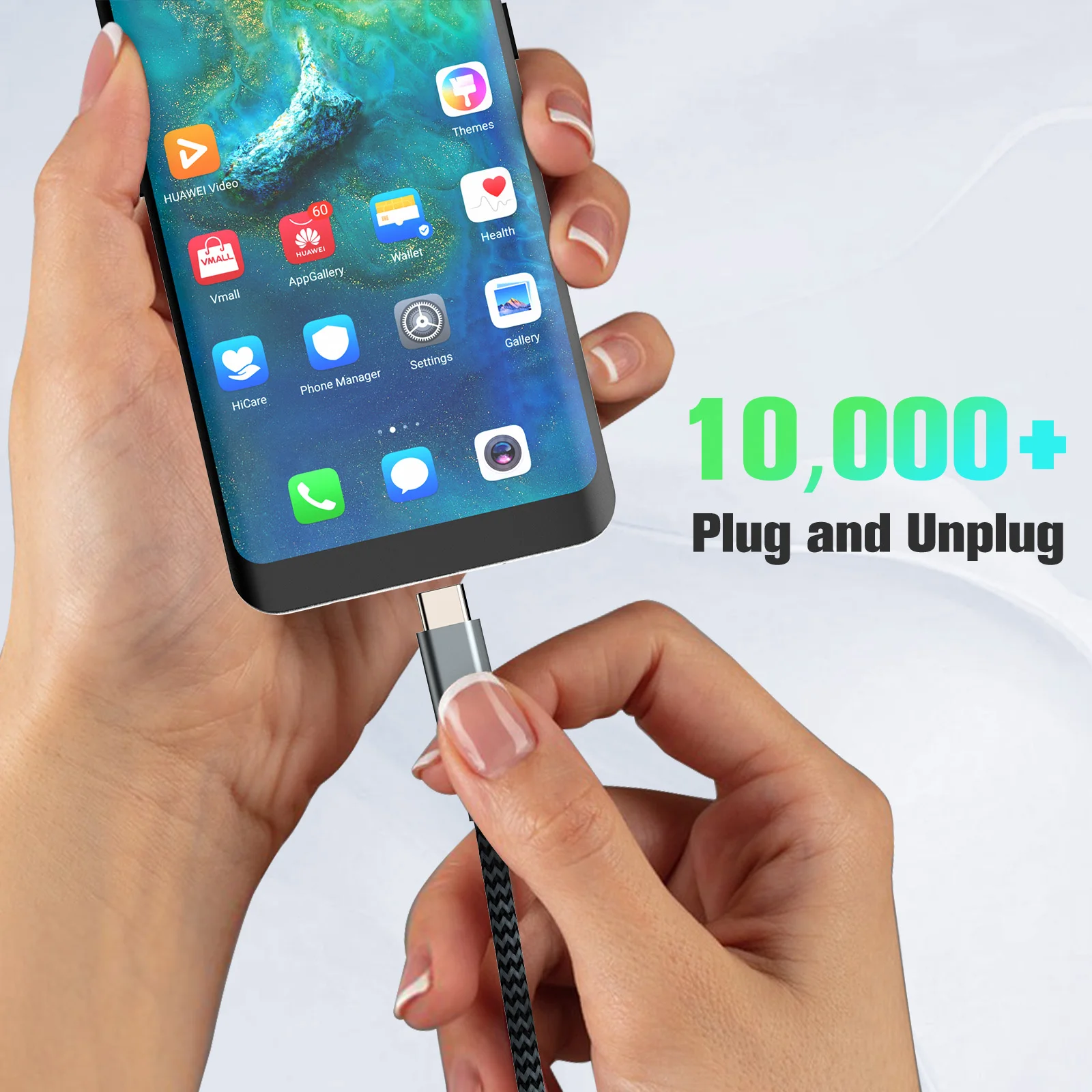 4k 30hz Usb 3.1 Usbc Type C To Hdmi Cable Hdtv Adapter Connect Mobile