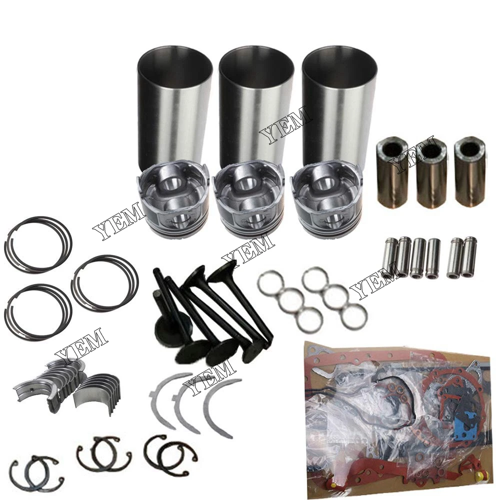 Excavator Accessories New Overhaul Rebuild Kit for Komatsu 3D84E-3 Engine Kobelco SK07-3 Excavator