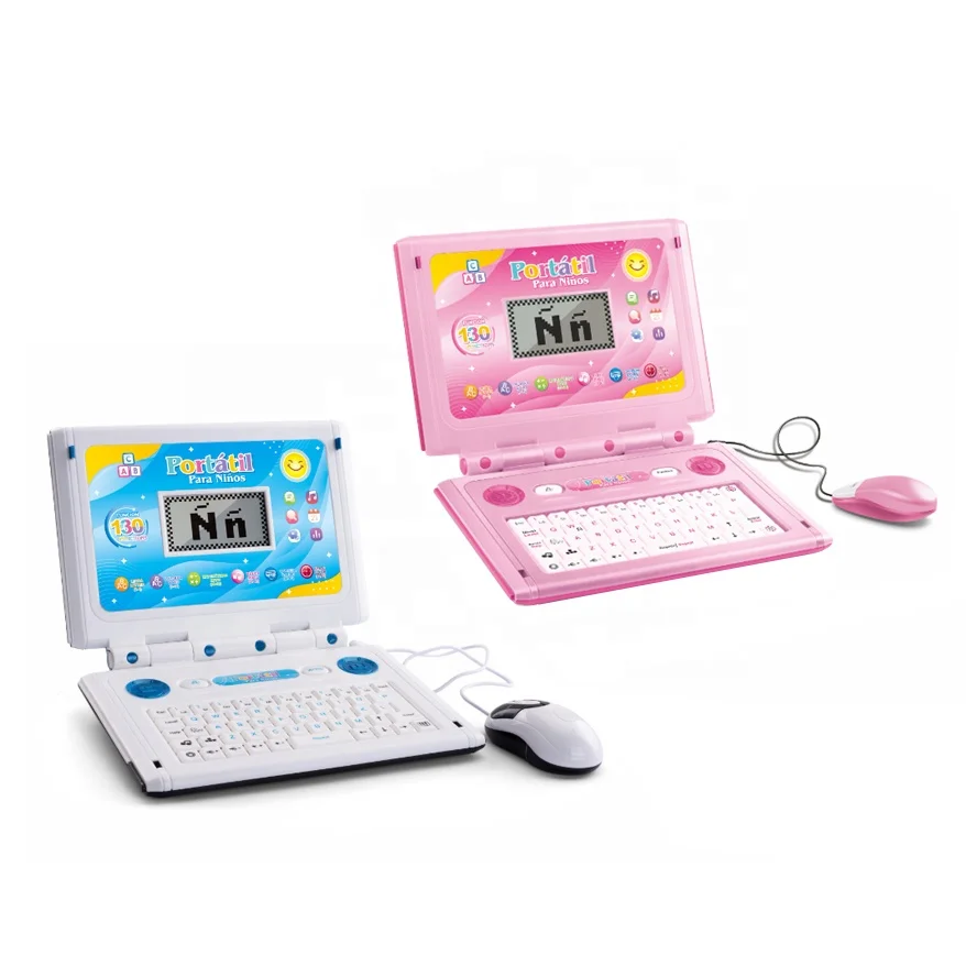 Ordinateur Portable éducatif Pour Enfants - 6,02 Pouces Avec Musique - Jouet D'apprentissage Préscolaire ABC Et Maths - Design Portable Poignée - Dès 3 Ans
