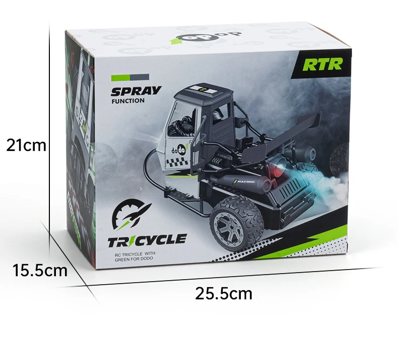 In Stock Italian Piaggio Ape Proto Show Three Wheels 1/16 RC