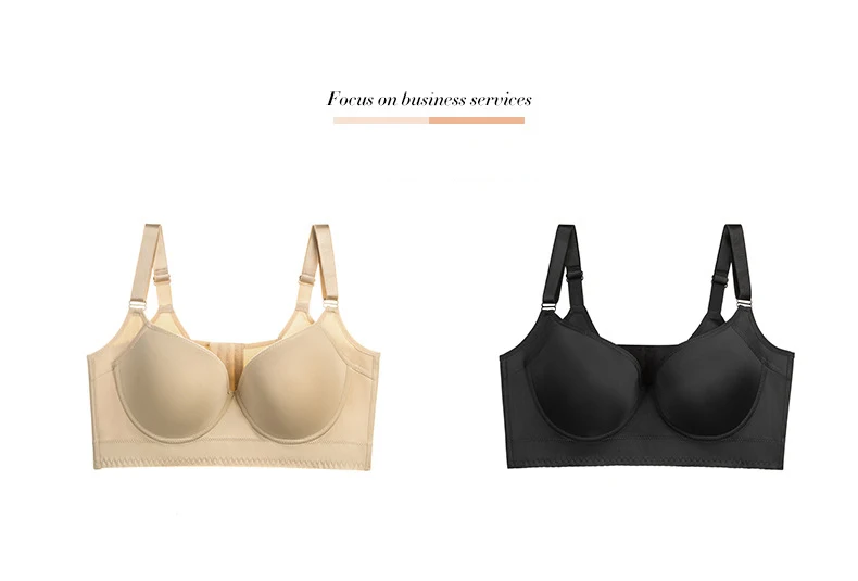 Ladymate Odm/oem Women's Deep Cup Sports Bra Everyday Hide Back Fat