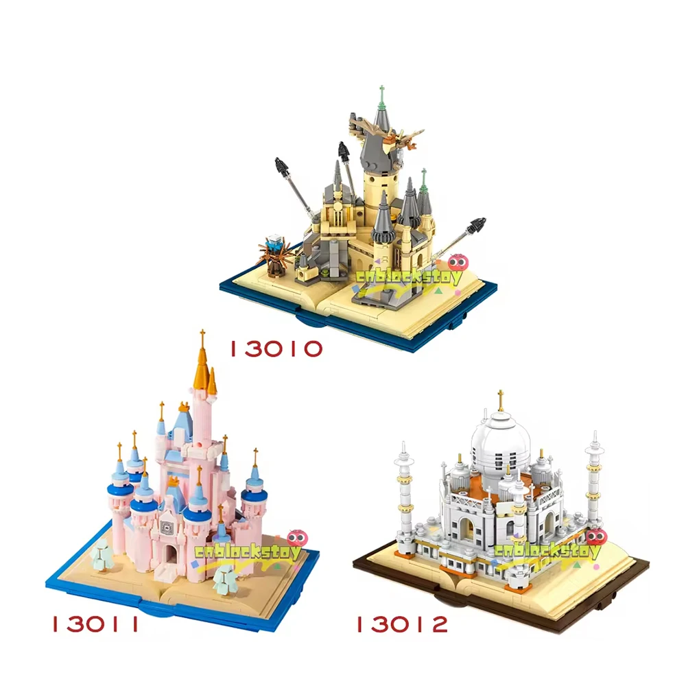 MJI MOC Building Magic Castle Dream Castle Book Tree House Taj