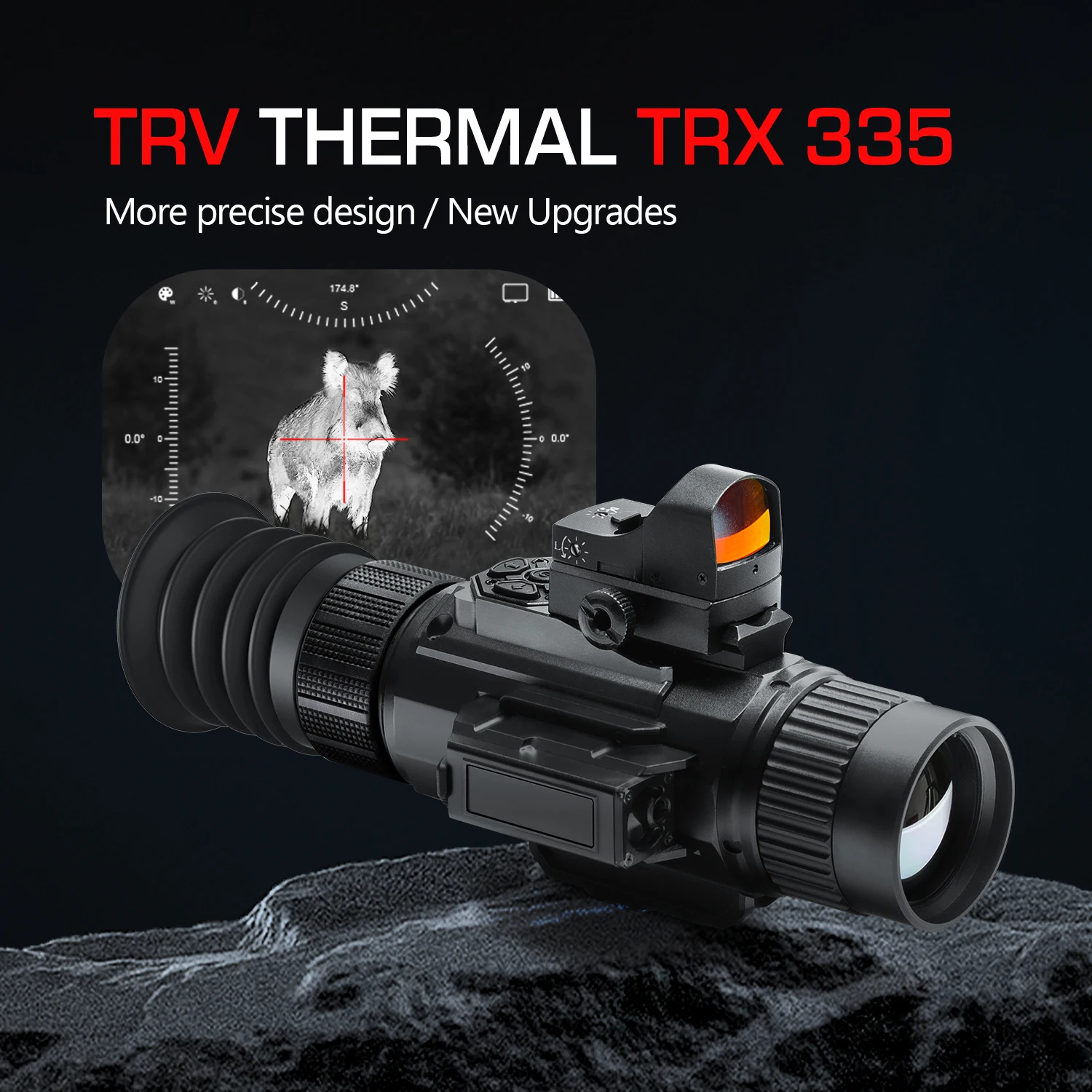 384x288 TRV Long Range Hunting Thermal Scope - TRX335 Monocular