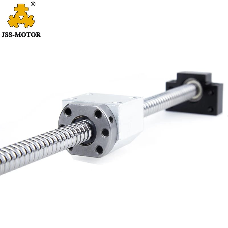 ZHANGAIGUO CNC Lead Screw Set Nut Housing+BK/BF12 End Support +Coupler for CNC Parts SFU1605 Rolled Ball Screw C7 with End Machined+1605 Ball Nut Size : 850mm 