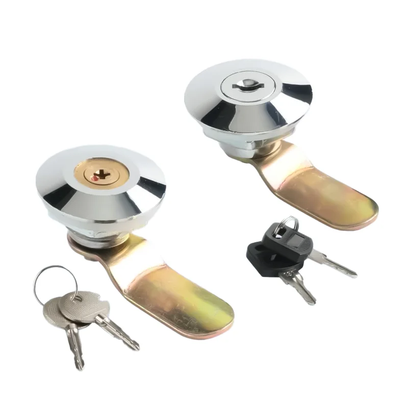 MS401 Cabinet Lock Cross Copper Core Tongue Lock Waterproof Cover Power Distribution Box Door Lock Aluminum Profiles