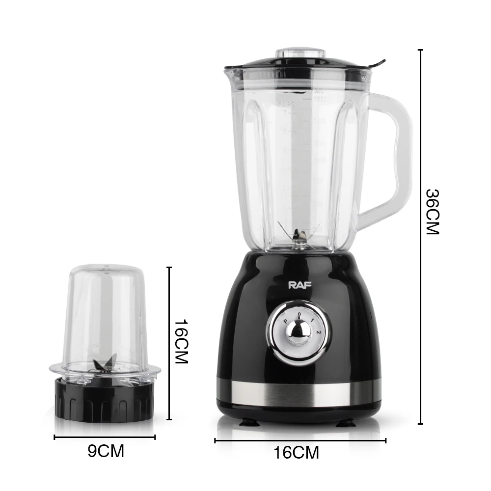 Blender Set Smoothie Countertop Blender for Shakes and Smoothie Maker Double Jar Smoothie Blender