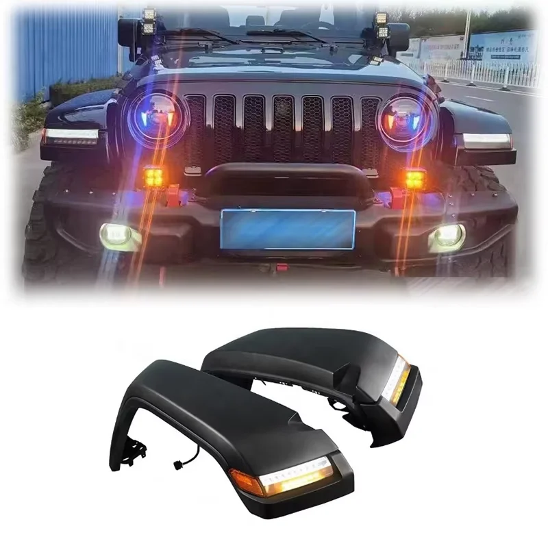 Apexride Sell Like Hot Cakes Fender Flares For Jeep Wrangler JK JL 2007-2017 Car Fenders