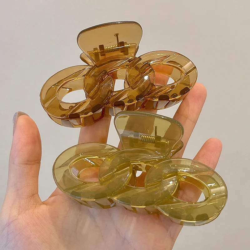 9 см корейский Ins Лидер продаж корейские аксессуары для волос заколки элегантный пластиковый зажим