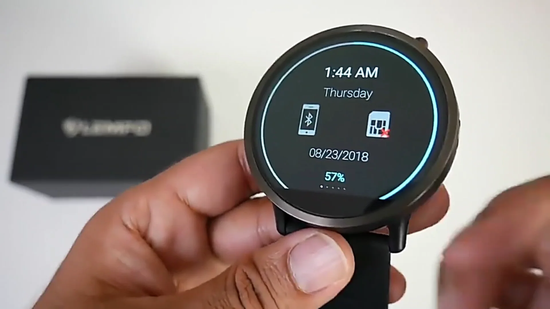 clepsydra lemx 4g android 7.1 with 8mp camera gps smart watch