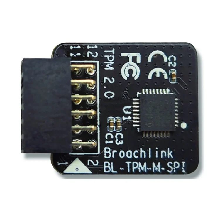 Bl-tpm-m-spi Msi 12 Pin Spi Interface Trusted Platform Module Tpm 2.0 ...