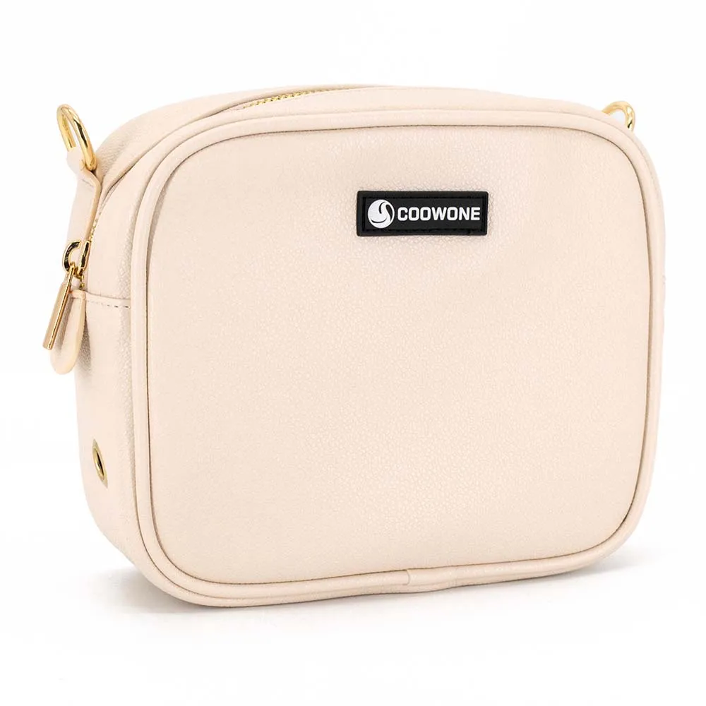 Dog Walking Bag Crossbody Durable Pu Treat Pouch For Dog Training Treat