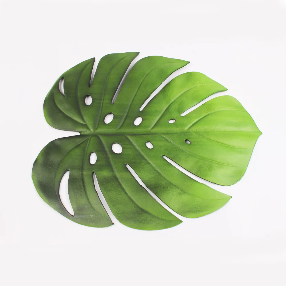 Artificial Palm Leaves Placemats for Party Table Decoration