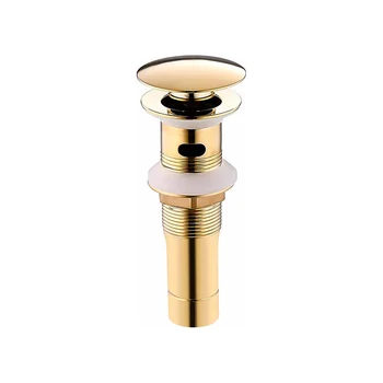 Bathroom Accessories Waste Pop Up Brass Pop Up Drain Stopper With Overflow for Bathroom Basin