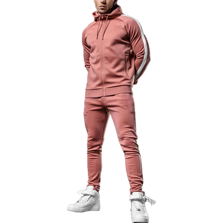 Chándal Completo Hombre Color Sólido Gris