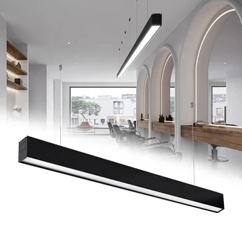4ft 8ft Pendant Lighting Dimmable 3000k Led Light Linear For ...