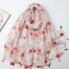 011 feuille rouge de ginkgo - 175 cm ou plus