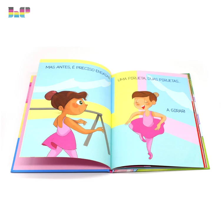 custom Eco-friendly wholesale children leather paper hardcover printing story book