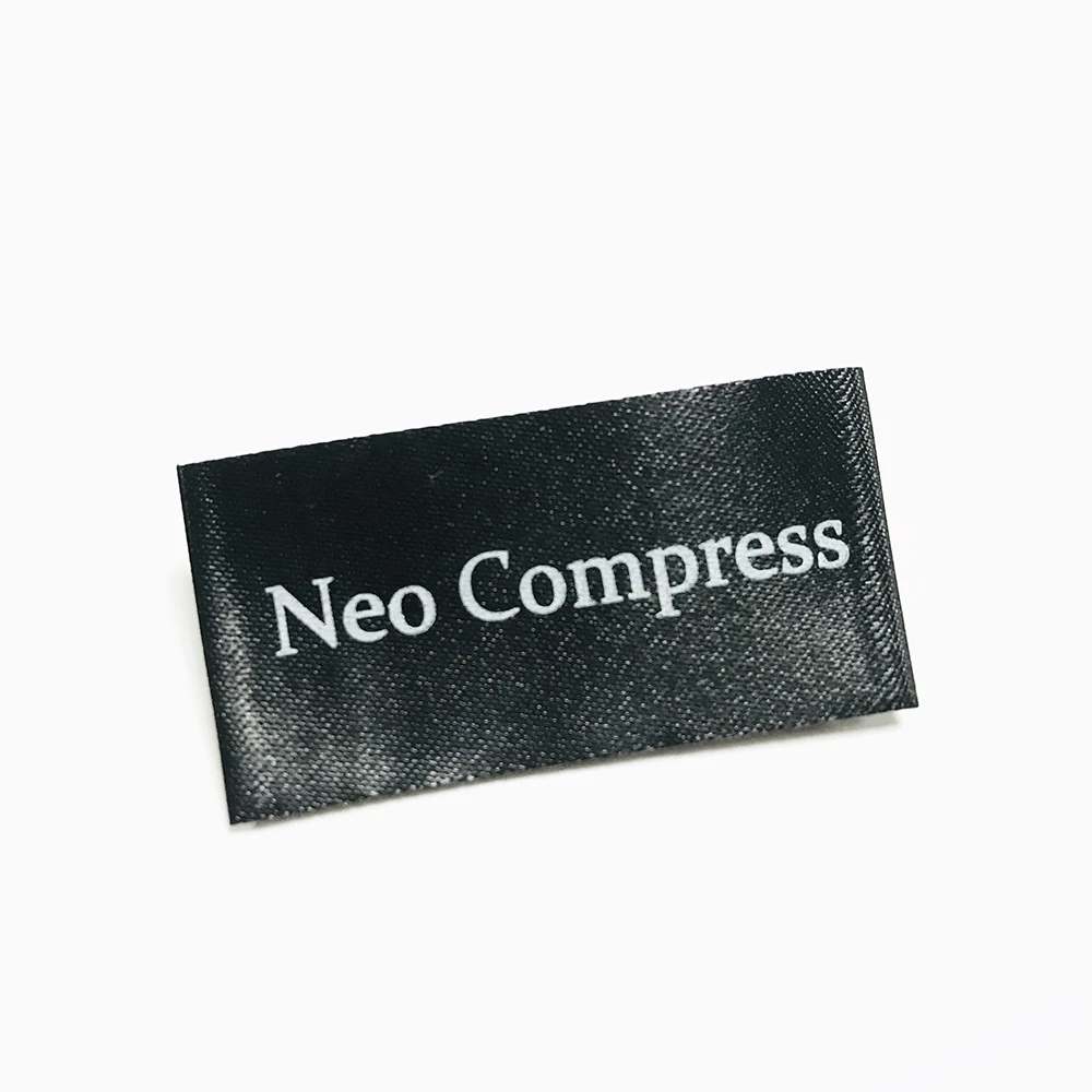 Custom Garment Main Label Miter Fold Printed Stain Label for Clothing