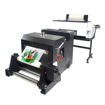 Fast Direct to Film Dtf Inkjet Printer 30cm A3 A4 30cm 60cm Roll Size Digital T-shirt Printer Two Printhead XP600 Dtf printer