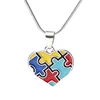 Necklace small heart  silver