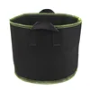Noir avec bords verts