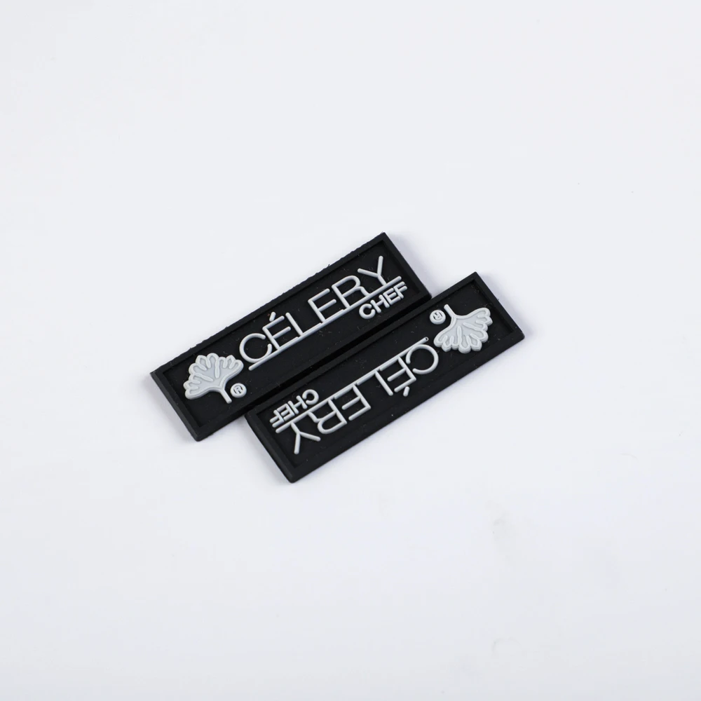 Factory Manufacture Guaranteed Quality Unique Custom 3D Rubber Label Garment Silicone Clothing Labels