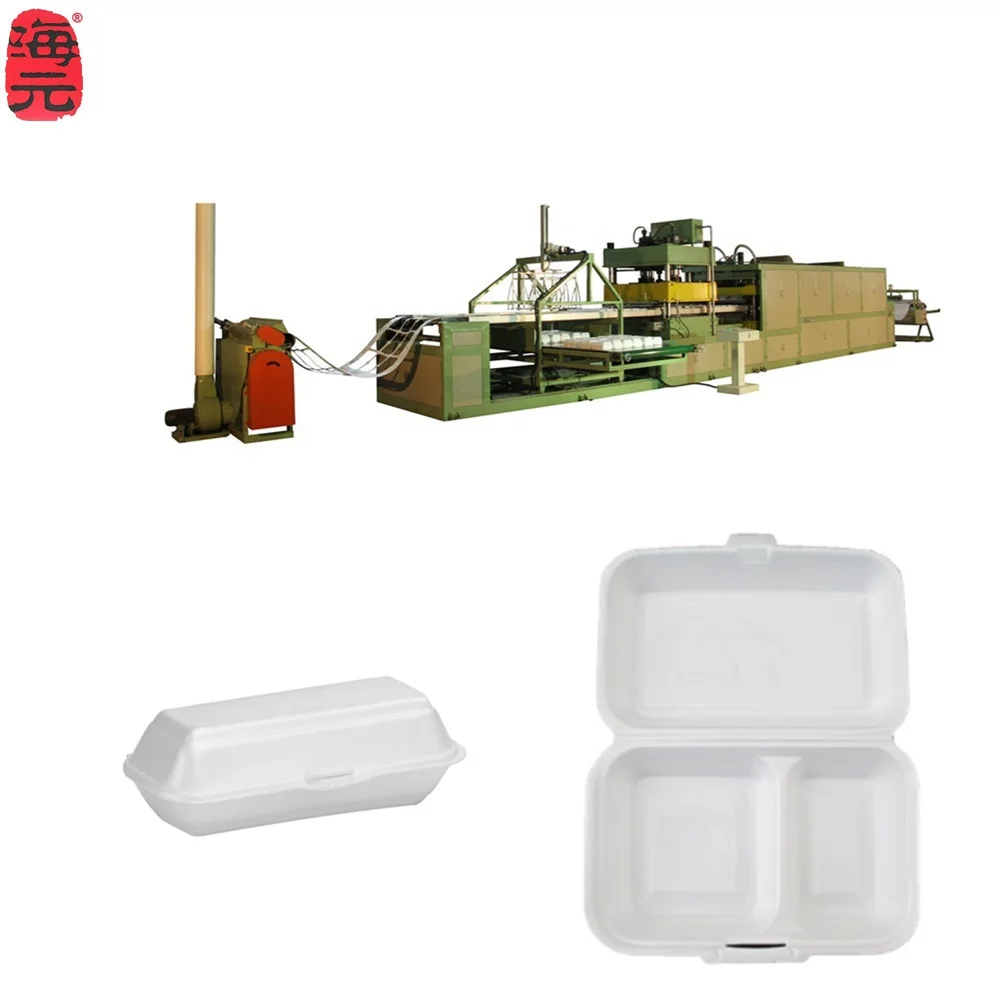 PLA PS EPE XPS Disposable Foam Sheet  Food Lunch Box Production Machine
