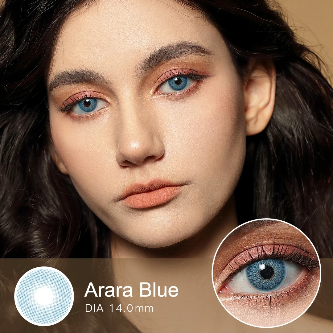 HOT BTS New look  color contact lens beautiful style wholesale yearly disposable colored eye contact lenses