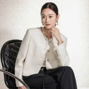 HARCHOY Customizable Women's Ready To Ship Formal Suit Slim Fit Solid Color Office Attire Collar Manufacturer