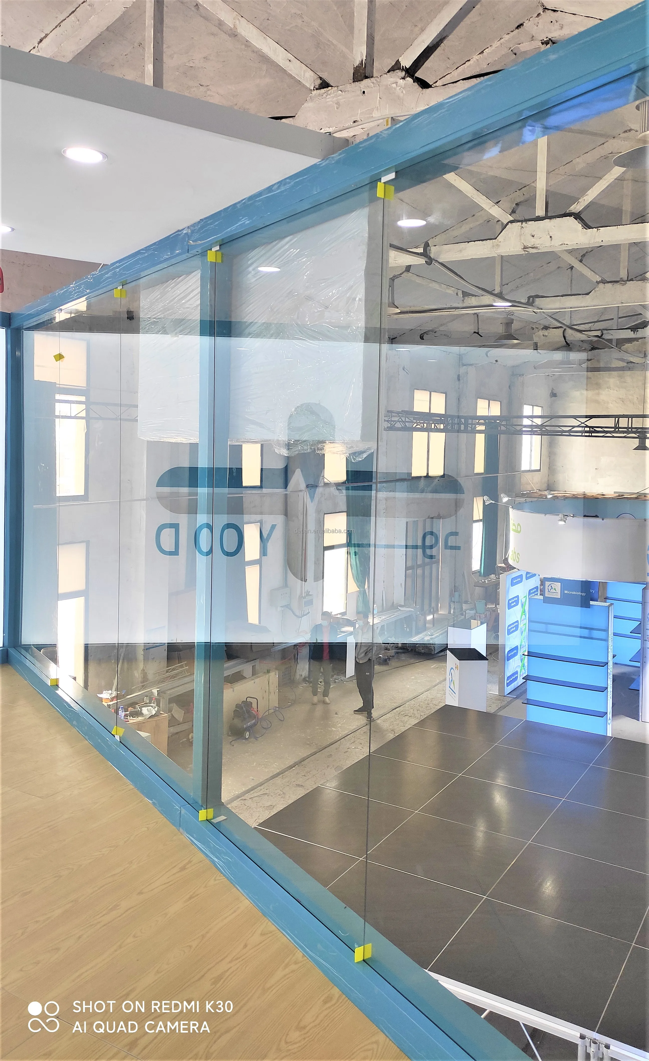 Large Trade Show Booth Modular Double Deck Aluminium Booth Two Floors Trade Fair Display Exhibition Stand