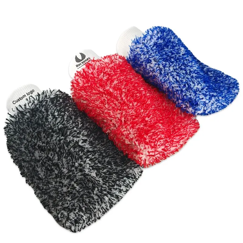 mitt car cleaning microfiber Glove double sided car wash Ultra Wash Mitt car detailing wash mitt pad