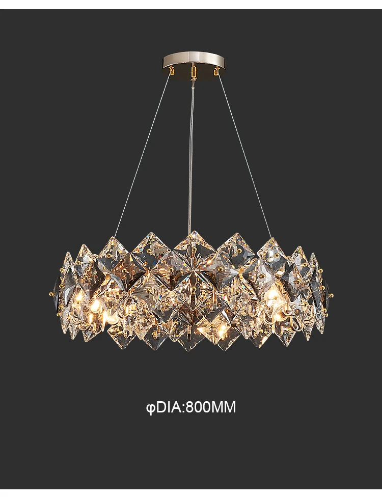 Wholesale Customized Chandelier Modern Style Indoor Bronze Hotel Gold